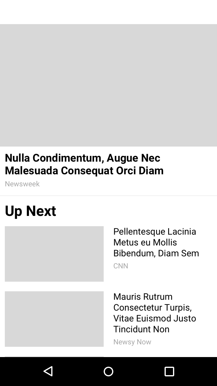 Video Player – Wireframe v2
