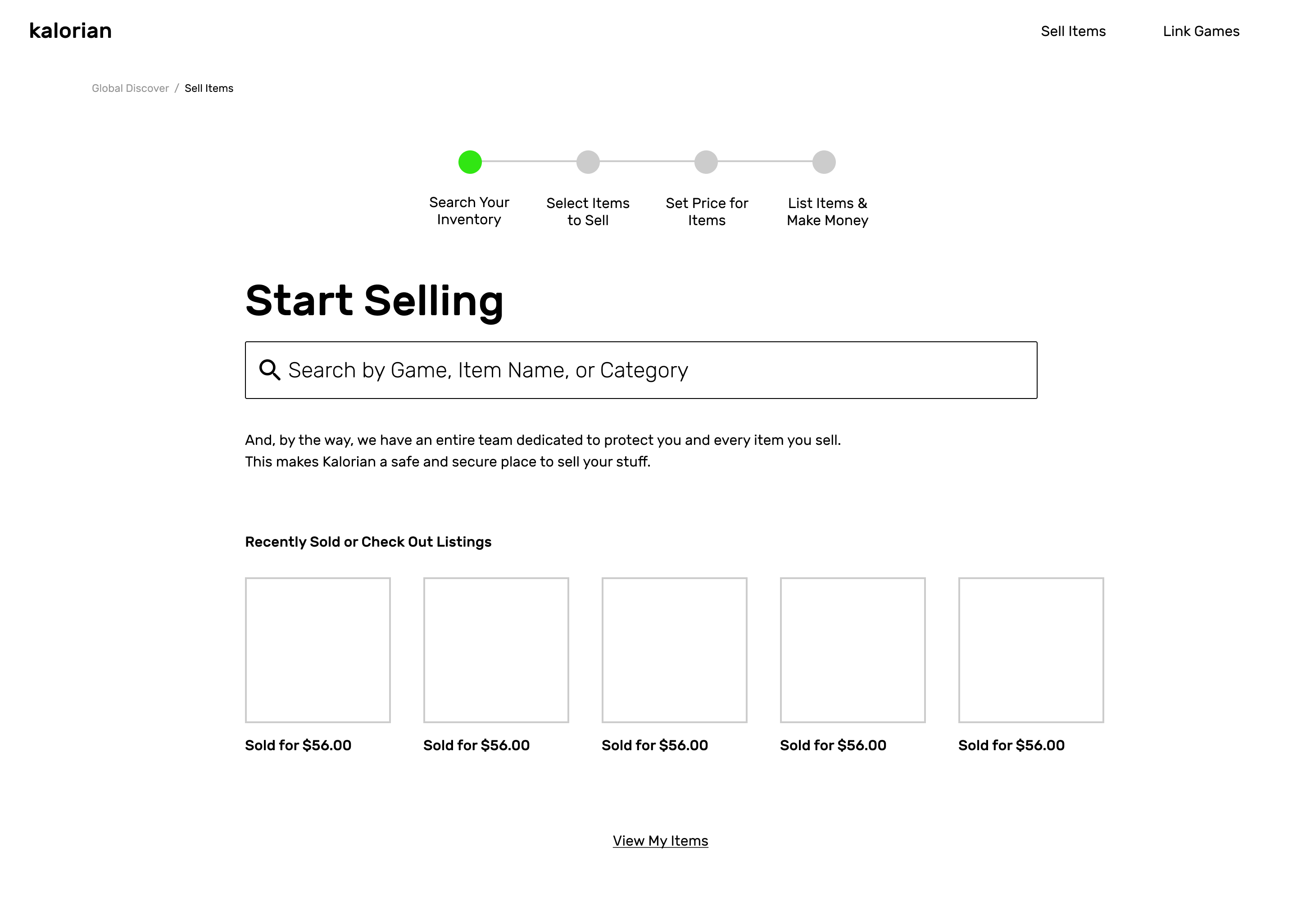 Search Your Inventory